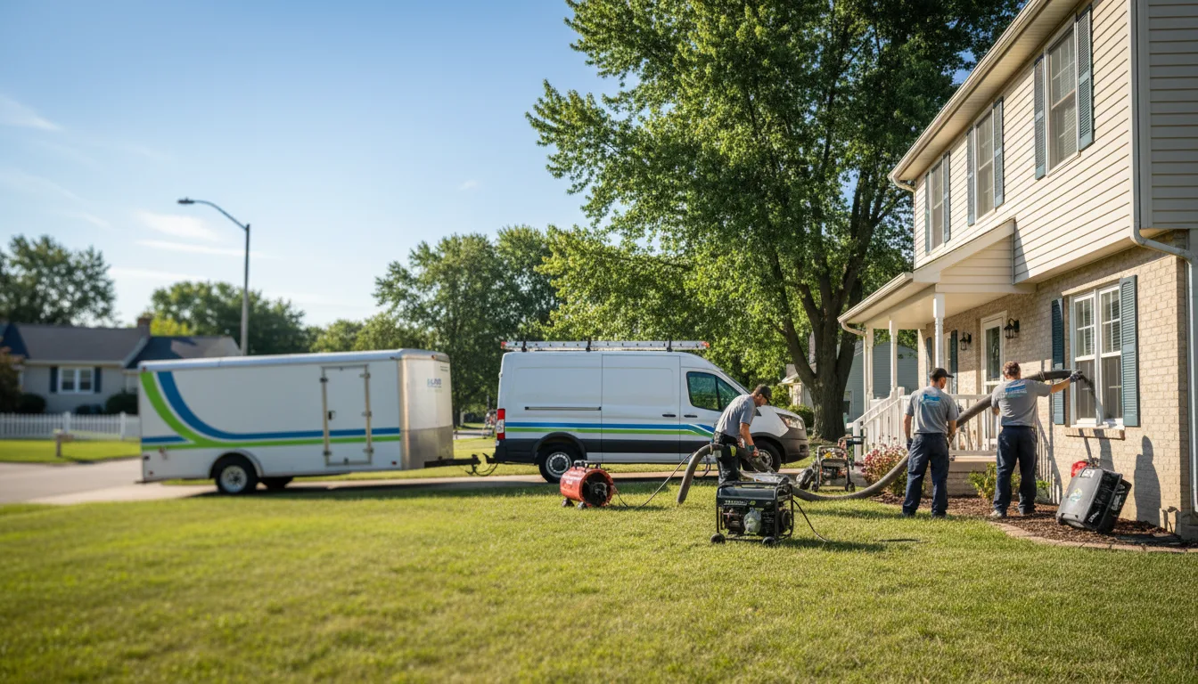 Flooded Basement Restoration And Cleanup With Repair in Grand Island, NE near me